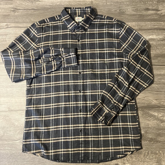 Faherty The All Time Plaid Lightweight Flannel Button Up Shirt Men's Size XL - Picture 2 of 10